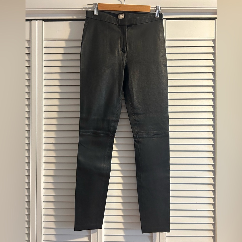 H&M Stretch Leather Leggings/ Riding Breeches NWOT 6